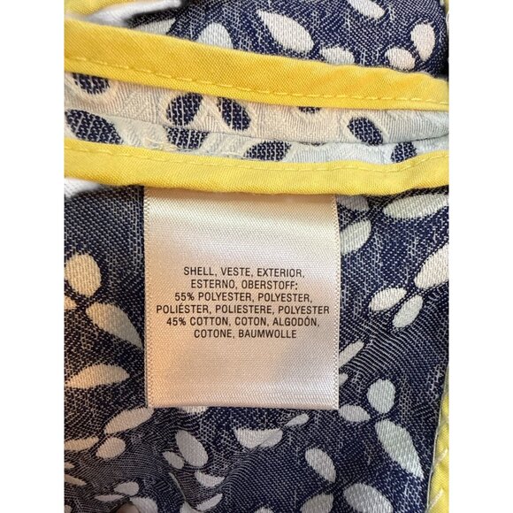 Anthropologie Elevenses Eyelet Button-Up Peplum Jacket With Belt - Size 4P EUC - Picture 6 of 9